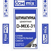 Штукатурка цементная. D-MIX-31